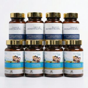 4 Botol Mindtropic (dewasa)  + 4 Botol Mindtropic Junior Iqids (Kanak2)